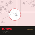 SNAP RING 5D, Janome #000000309 — shown on the Janome parts diagram