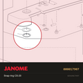 CS Ring, Janome #000017907 — shown on the Janome parts diagram
