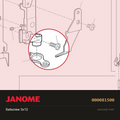 Setscrew 3x12, Janome #000081500 — shown on the Janome parts diagram