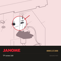 Tapping Set Screw 2mm x 8mm, Janome #000115308 — shown on the Janome parts diagram