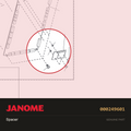 Spacer CB-200-1.5E, Janome #000249601 — shown on the Janome parts diagram