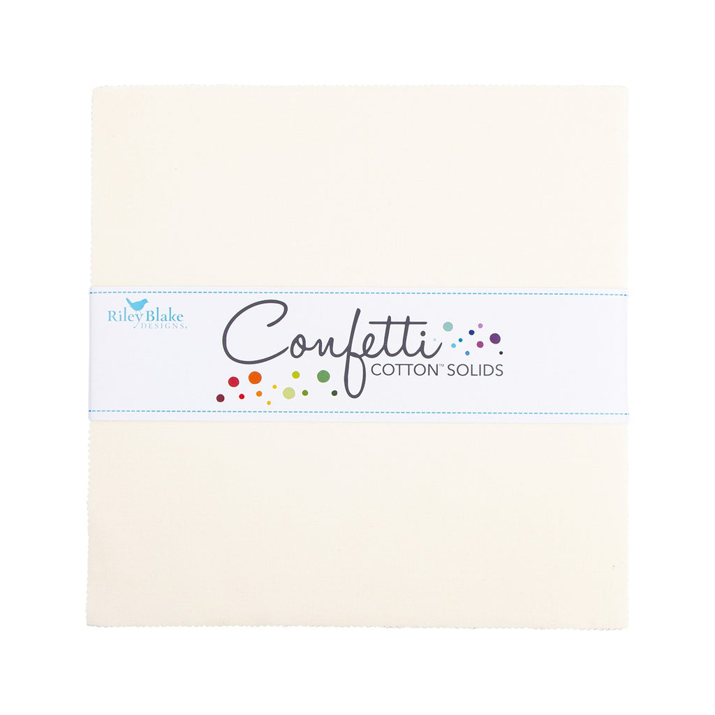 Confetti Cotton LeCreme 10in Squares, 42pcs/bundle