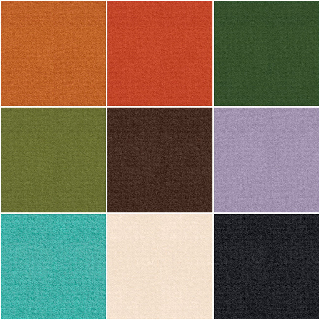 Wool Autumn 10in Squares, 9pcs/bundle