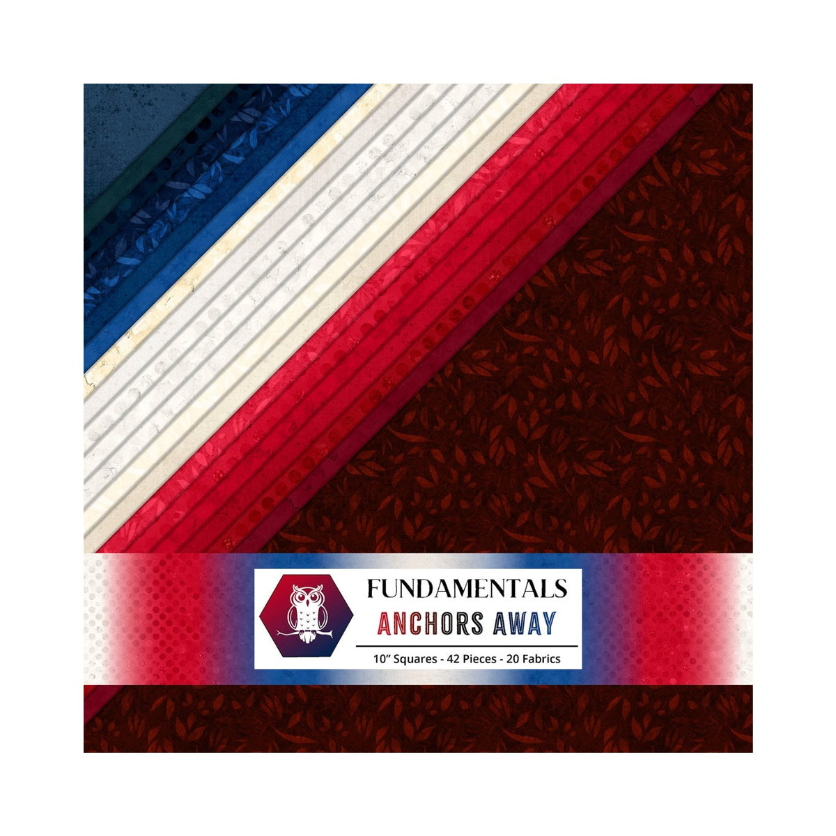 10in Squares Fundamentals: Anchors Away 42pcs