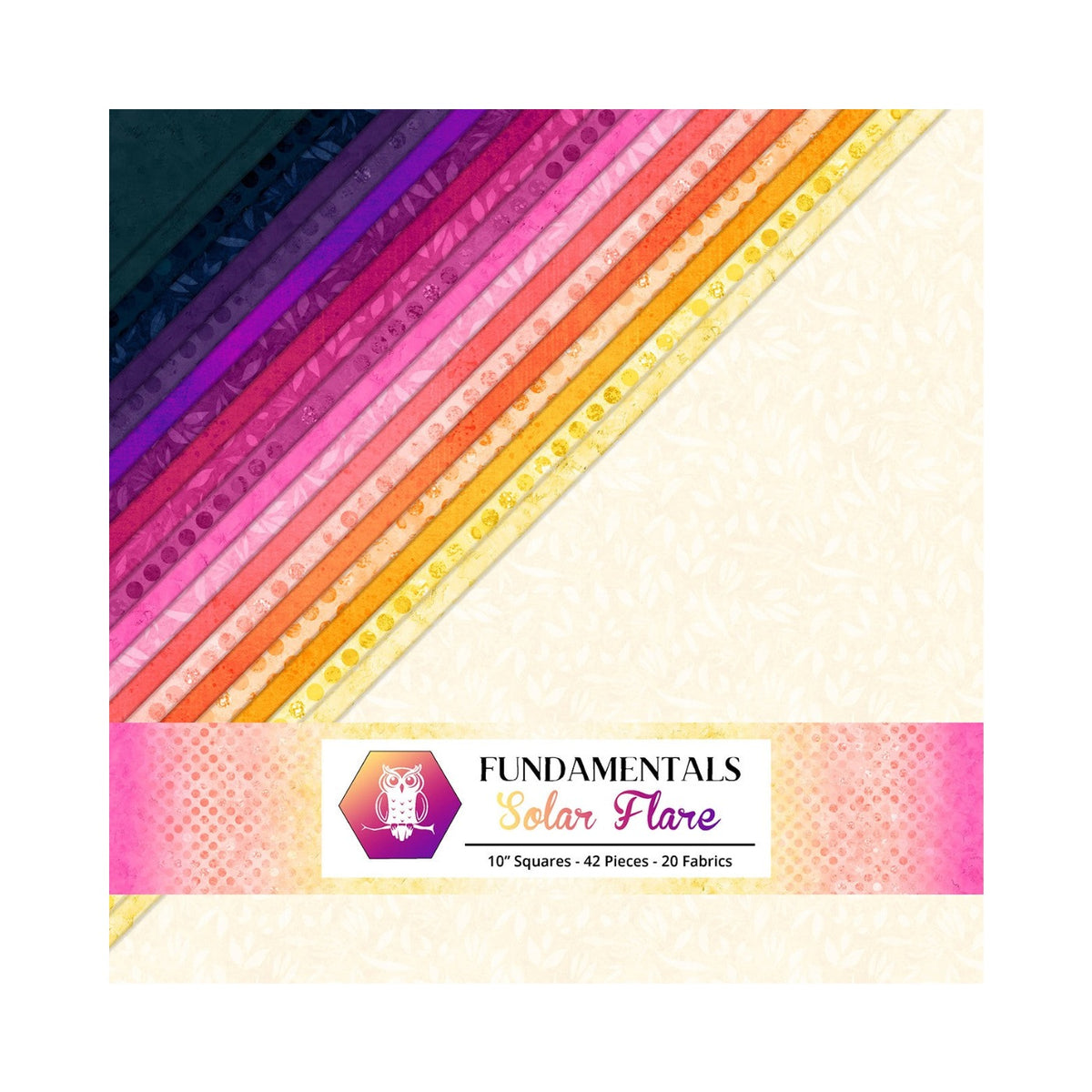 10in Squares Fundamentals: Solar Flare 42pcs