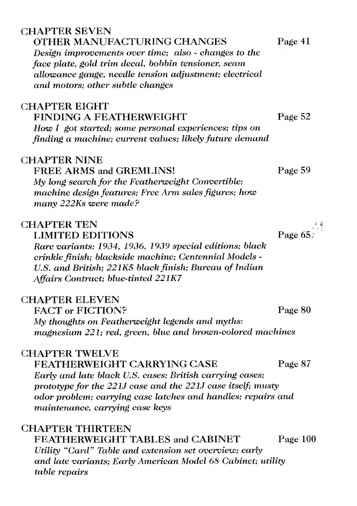 Featherweight 221- 3rd Edition