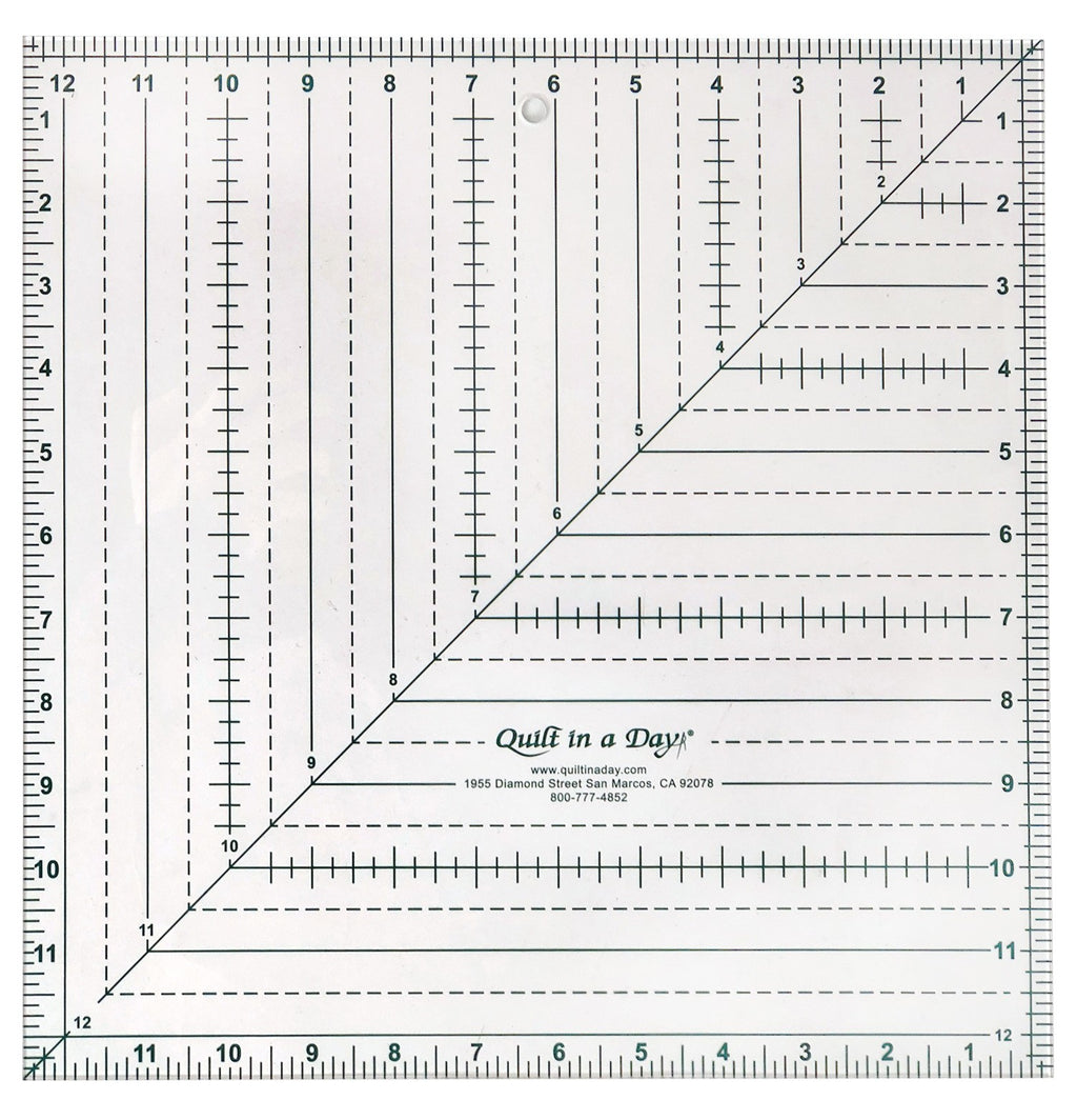 Quilt In A Day 12 1/2in Square-Up Ruler