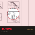 Even Feed Foot, Janome #202137009 — shown on the Janome parts diagram