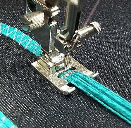 9-Hole Cording Foot — genuine Janome accessory, part 202506003