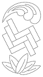 Sashiko Stencils 2 Crests Borders Classic Motifs