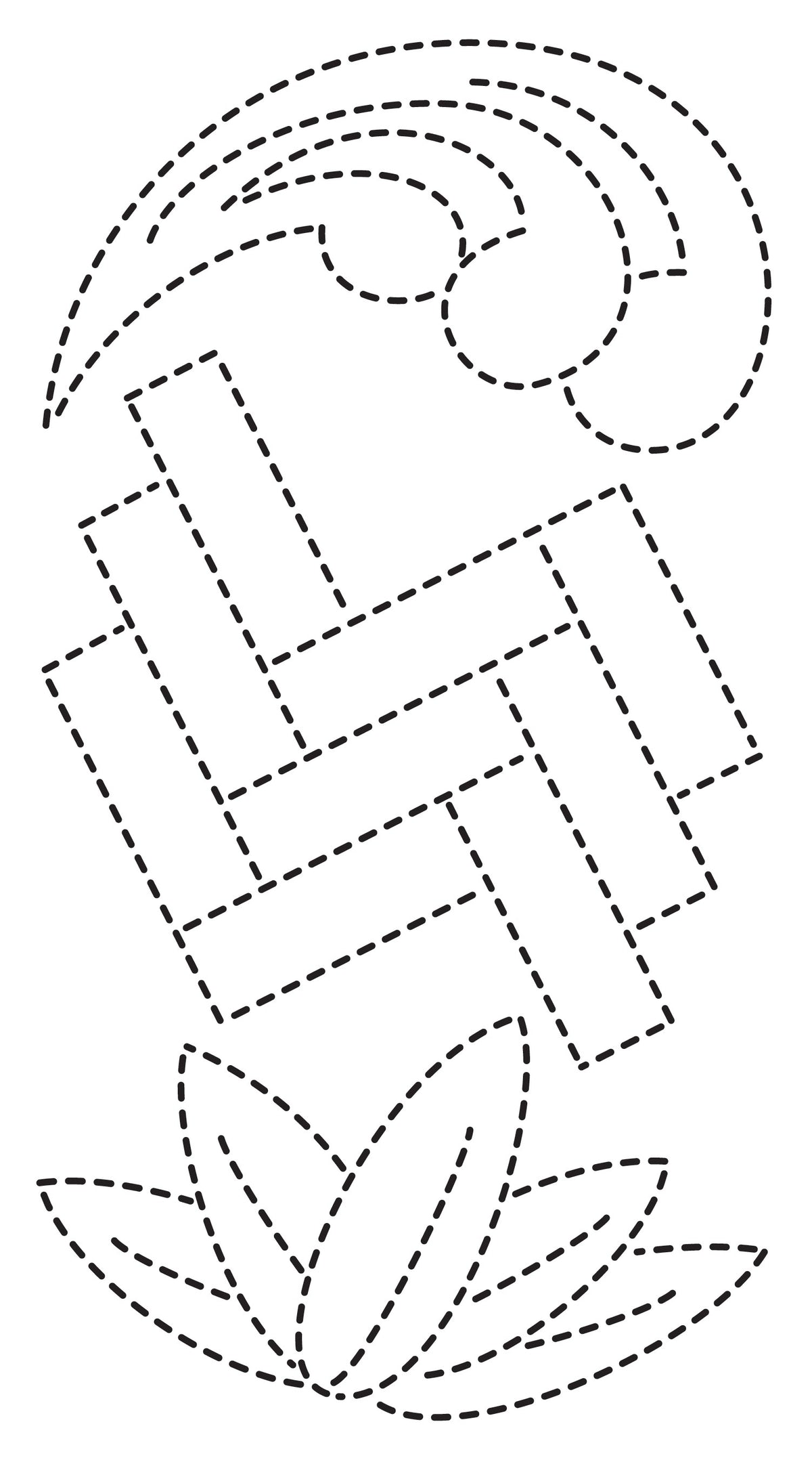 Sashiko Stencils 2 Crests Borders Classic Motifs