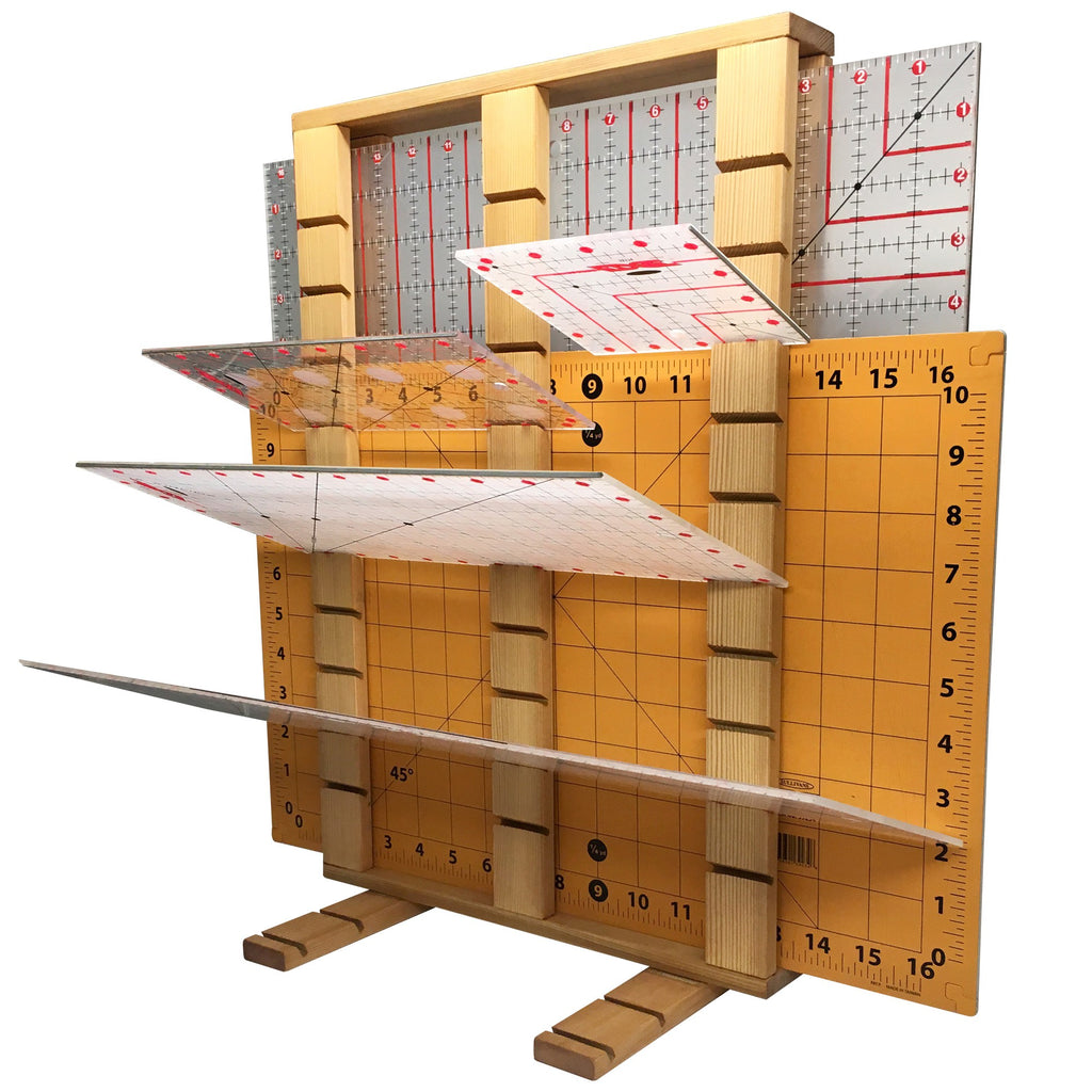 Wooden Ruler Rack