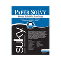 Paper Solvy Water Soluble Stabilizer 8.5in x 11in 12 ct