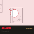 Buttonhole Selecting Rod, Janome #507047005 — shown on the Janome parts diagram