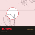 Handwheel, Janome #508056066 — shown on the Janome parts diagram