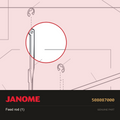 Feed rod (1), Janome #508087000 — shown on the Janome parts diagram