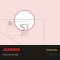 Front cover set plate, Janome #508093009 — shown on the Janome parts diagram