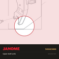 Upper shaft (unit), Janome #508603008 — shown on the Janome parts diagram