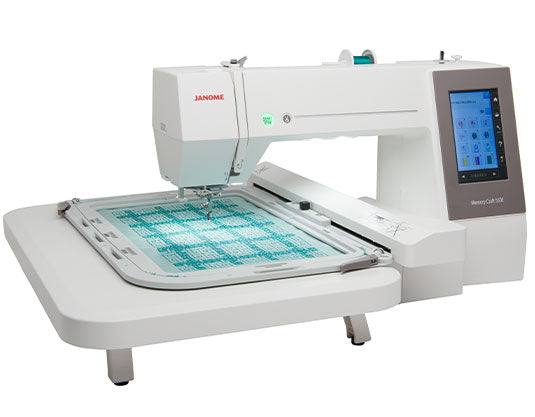 Janome Memory Craft 550E Embroidery Machine detail