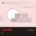 Net, Janome #624806202 — shown on the Janome parts diagram