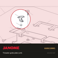Thread Guide Unit, Janome #660618001 — shown on the Janome parts diagram