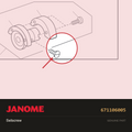 Set Screw, Janome #671106005 — shown on the Janome parts diagram