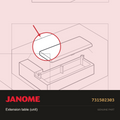 Extension table (unit), Janome #731502303 — shown on the Janome parts diagram