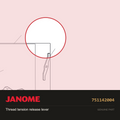 Tension release lever, Janome #751142004 — shown on the Janome parts diagram