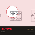 Bobbin, Janome #761094115 — shown on the Janome parts diagram