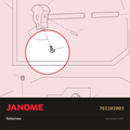 SET SCREW, Janome #761102003 — shown on the Janome parts diagram