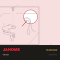 Oil Wick, Janome #763033020 — shown on the Janome parts diagram