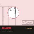 Needle Bar Bushing (Upper), Janome #767041001 — shown on the Janome parts diagram