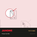 Presser Bar Lifter, Janome #767171001 — shown on the Janome parts diagram