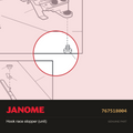 Hook Race Stopper Unit, Janome #767518004 — shown on the Janome parts diagram