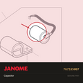Capacitor, Janome #767535007 — shown on the Janome parts diagram