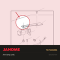 Arm Lamp Unit, Janome #767626006 — shown on the Janome parts diagram