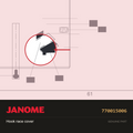 Hook Race Cover, Janome #770015006 — shown on the Janome parts diagram