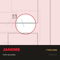 Hook Race Pulley, Janome #770022006 — shown on the Janome parts diagram