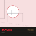 Pointer, Janome #770025009 — shown on the Janome parts diagram
