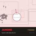 Dynamic cutter blade, Janome #770040000 — shown on the Janome parts diagram