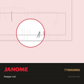 Keeper Rod, Janome #770060006 — shown on the Janome parts diagram