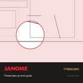 Thread Take-Up Lever Guide, Janome #770081003 — shown on the Janome parts diagram