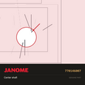 Center Shaft, Janome #770146007 — shown on the Janome parts diagram