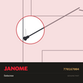 Needle Bar Set Screw, Janome #770167004 — shown on the Janome parts diagram