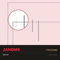 Inlet lid, Janome #770235200 — shown on the Janome parts diagram