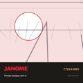 Thread Release Arm A, Janome #770243005 — shown on the Janome parts diagram