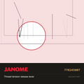 Thread Tension Release Lever, Janome #770245007 — shown on the Janome parts diagram