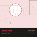 Presser Foot Cam, Janome #770376008 — shown on the Janome parts diagram