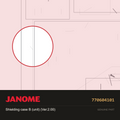 Shield case B unit (Ver.2.00), Janome #770604101 — shown on the Janome parts diagram