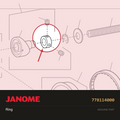 Ring, Janome #778114000 — shown on the Janome parts diagram